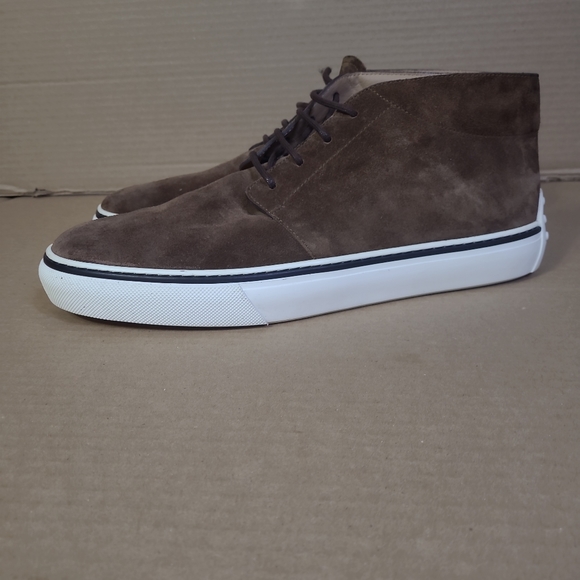 Tod's Suede Brown Desert Boot Sneaker  Casual Men Sz 12 - Picture 12 of 16